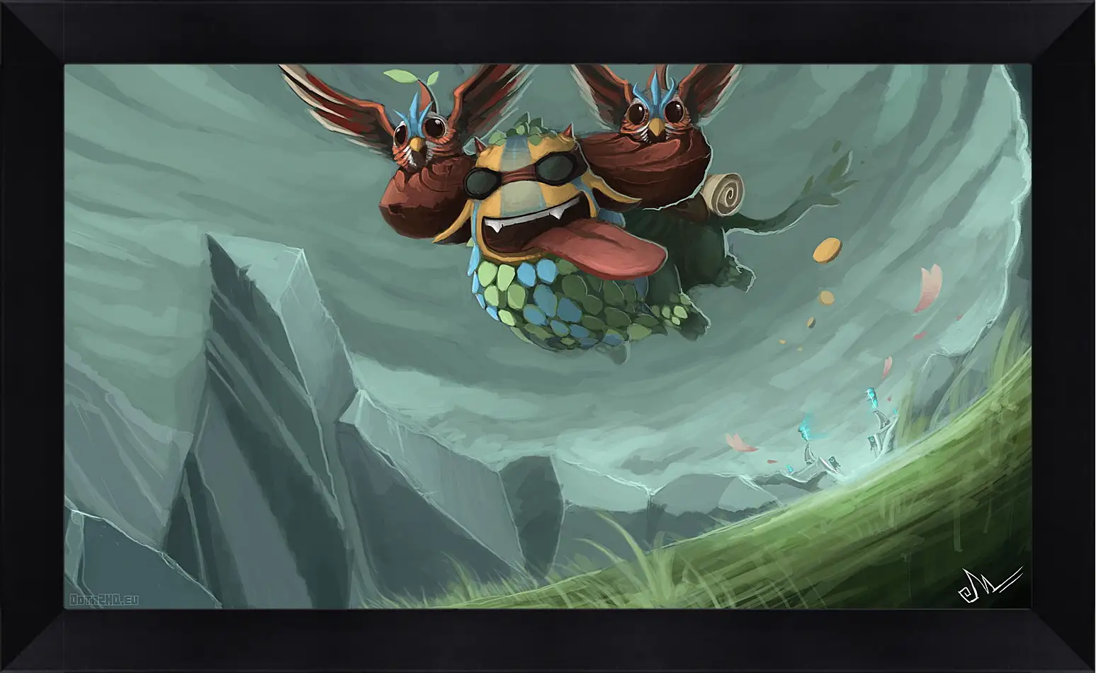 Картина в раме - shagbark, dota 2, art
