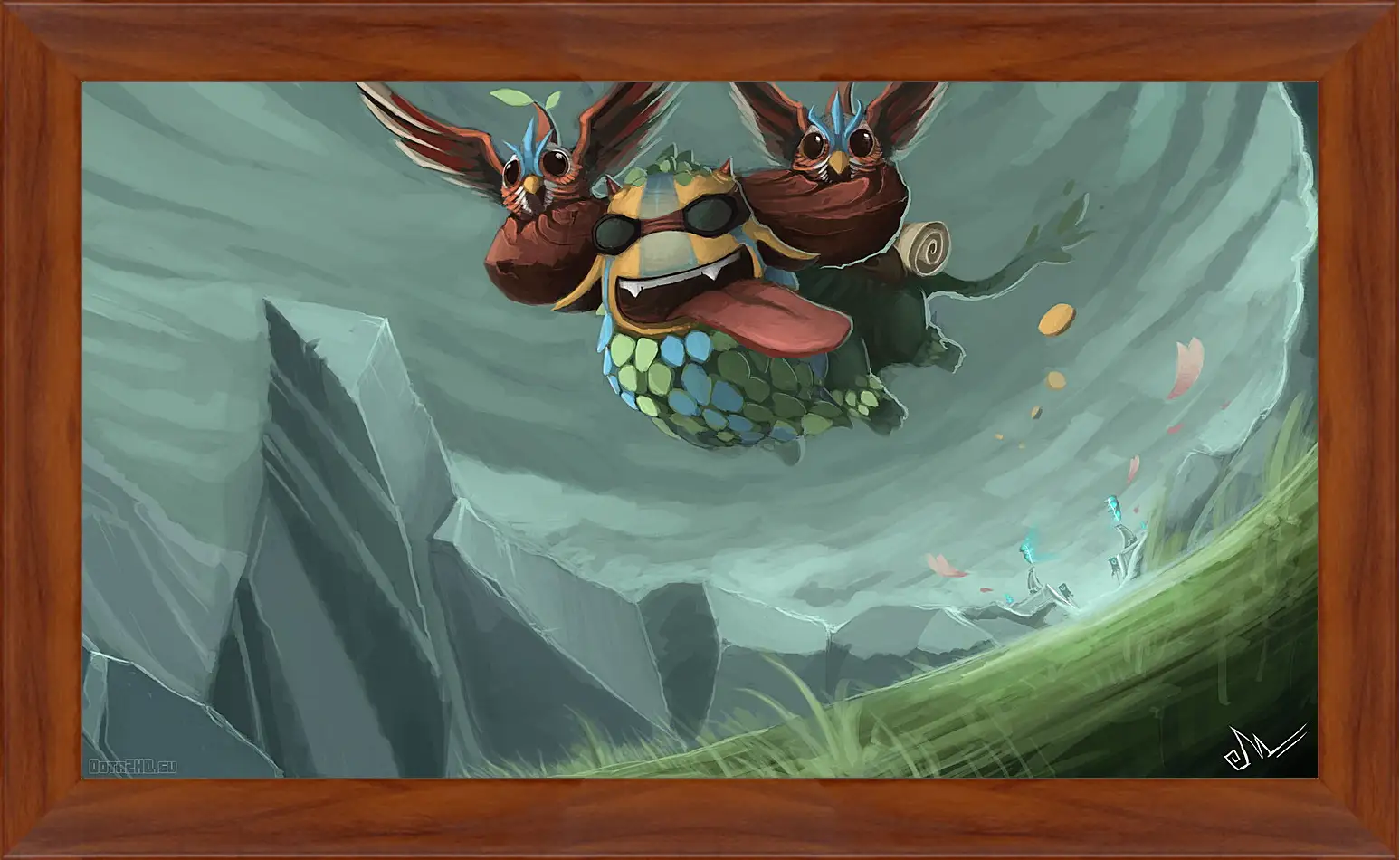 Картина в раме - shagbark, dota 2, art
