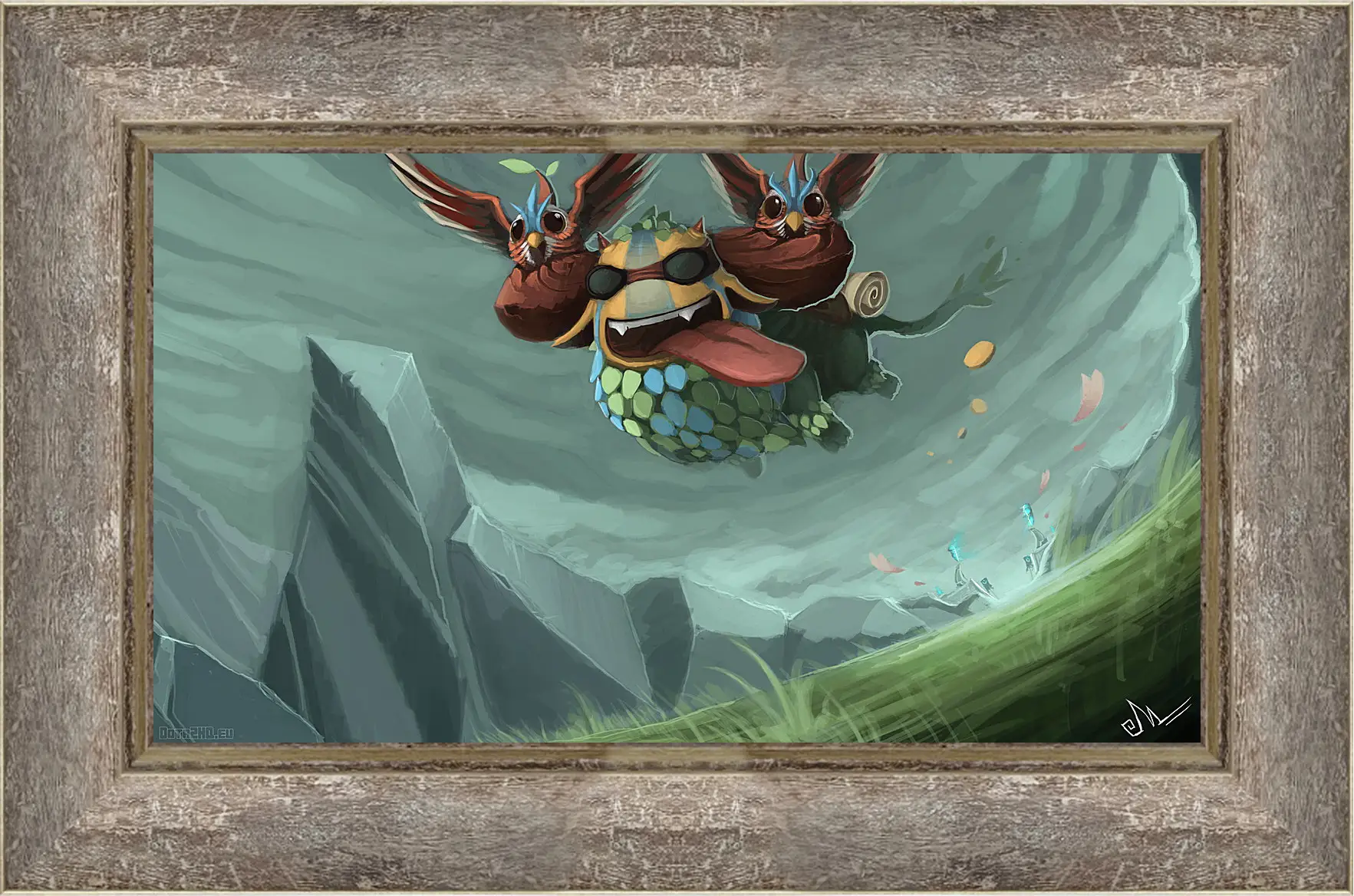Картина в раме - shagbark, dota 2, art
