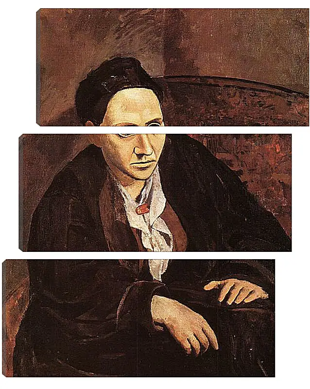 Модульная картина - Портрет Гертруды Стайн. Пабло Пикассо