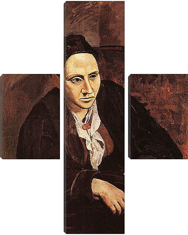 Модульная картина - Портрет Гертруды Стайн. Пабло Пикассо
