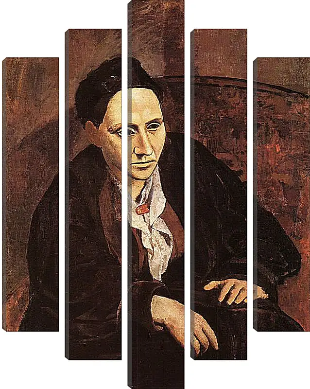 Модульная картина - Портрет Гертруды Стайн. Пабло Пикассо
