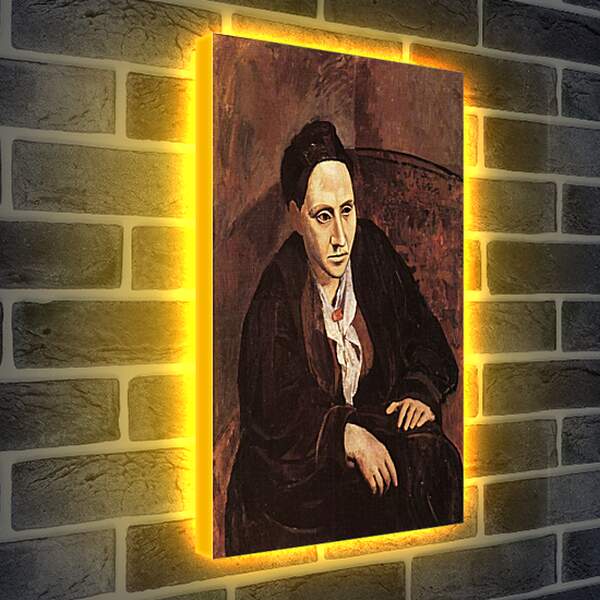 Лайтбокс световая панель - Портрет Гертруды Стайн. Пабло Пикассо
