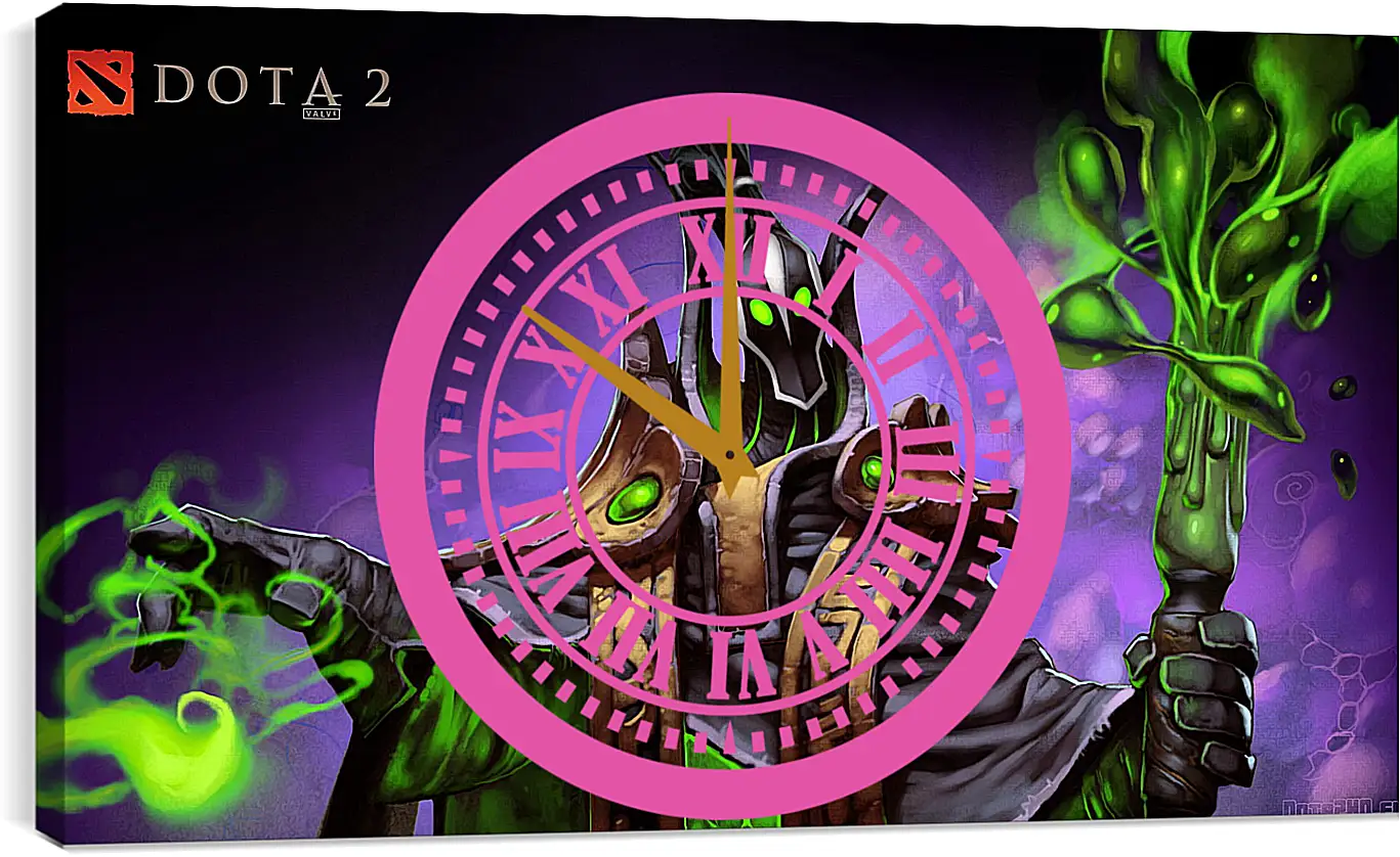 Часы картина - art, dota 2, arubick