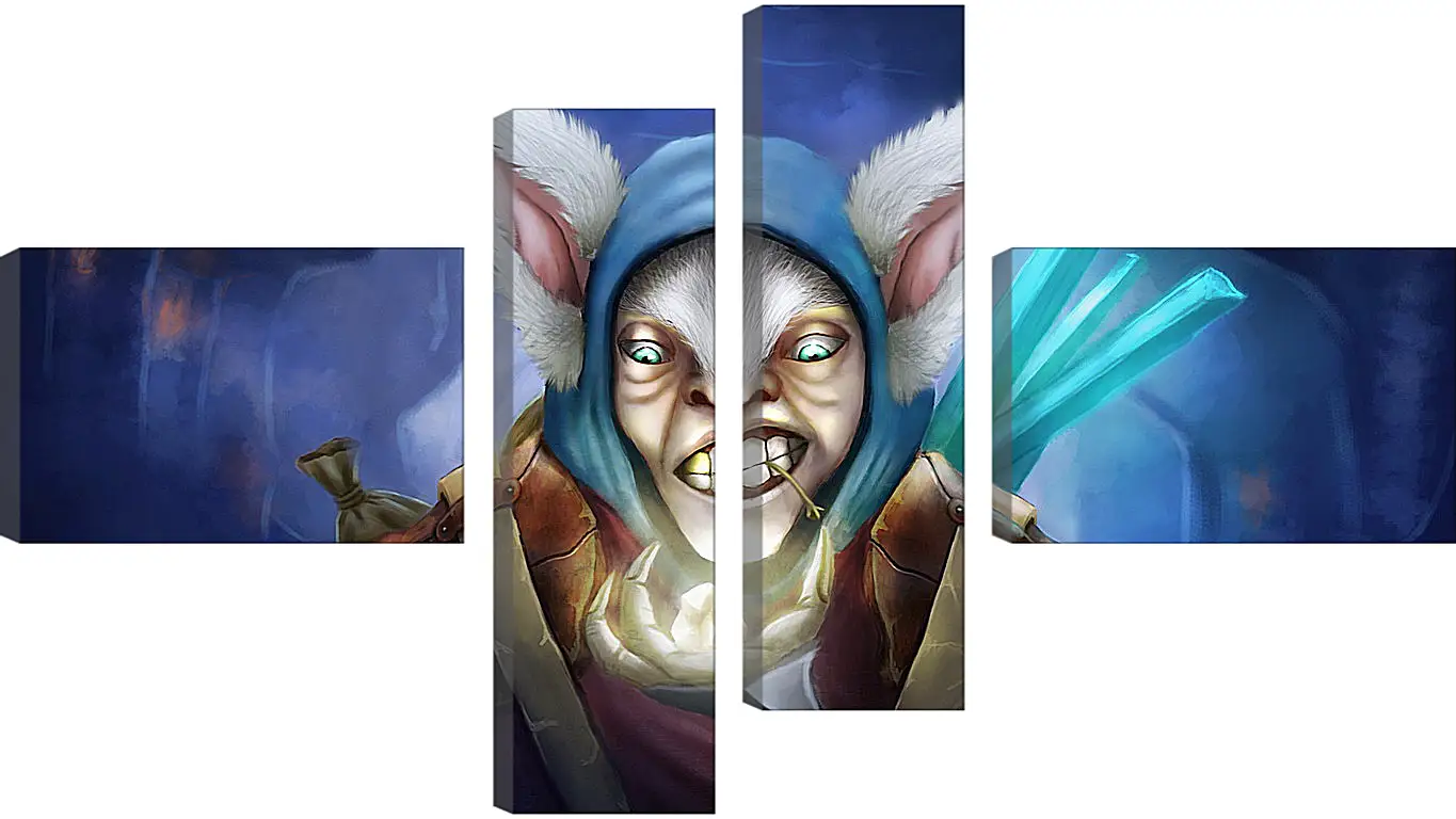 Модульная картина - meepo, dota 2, art