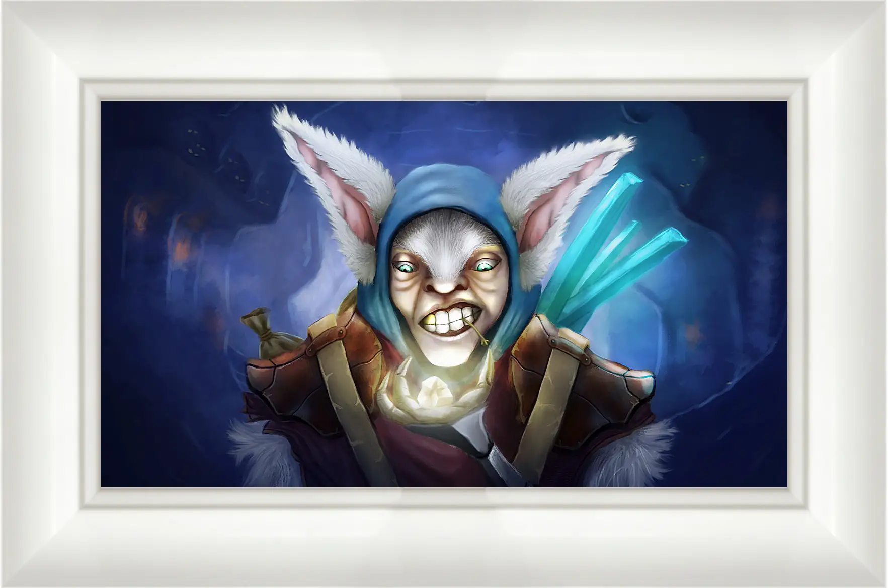 Картина в раме - meepo, dota 2, art