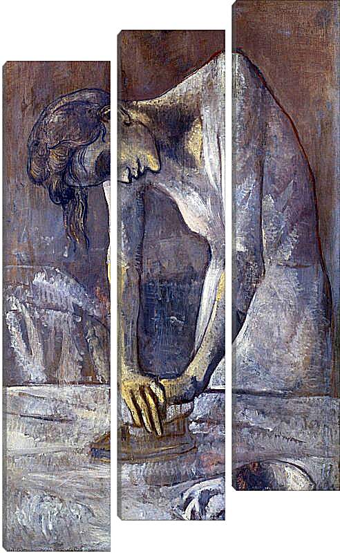 Модульная картина - Женщина за глажкой. Пабло Пикассо
