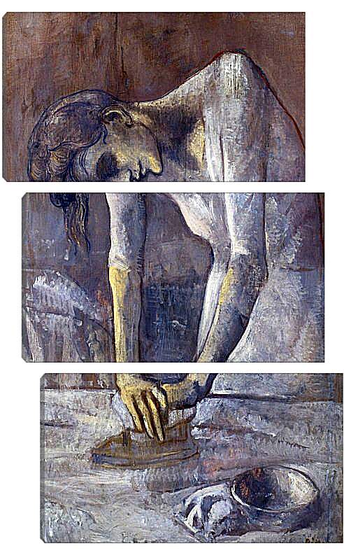 Модульная картина - Женщина за глажкой. Пабло Пикассо
