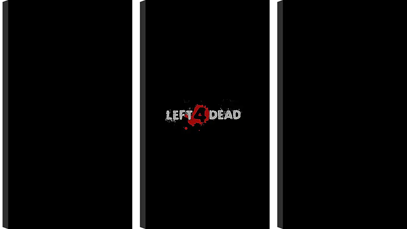 Модульная картина - left 4 dead, logo, game
