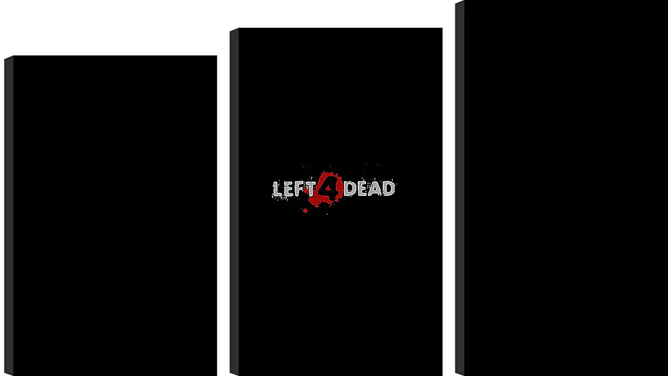 Модульная картина - left 4 dead, logo, game
