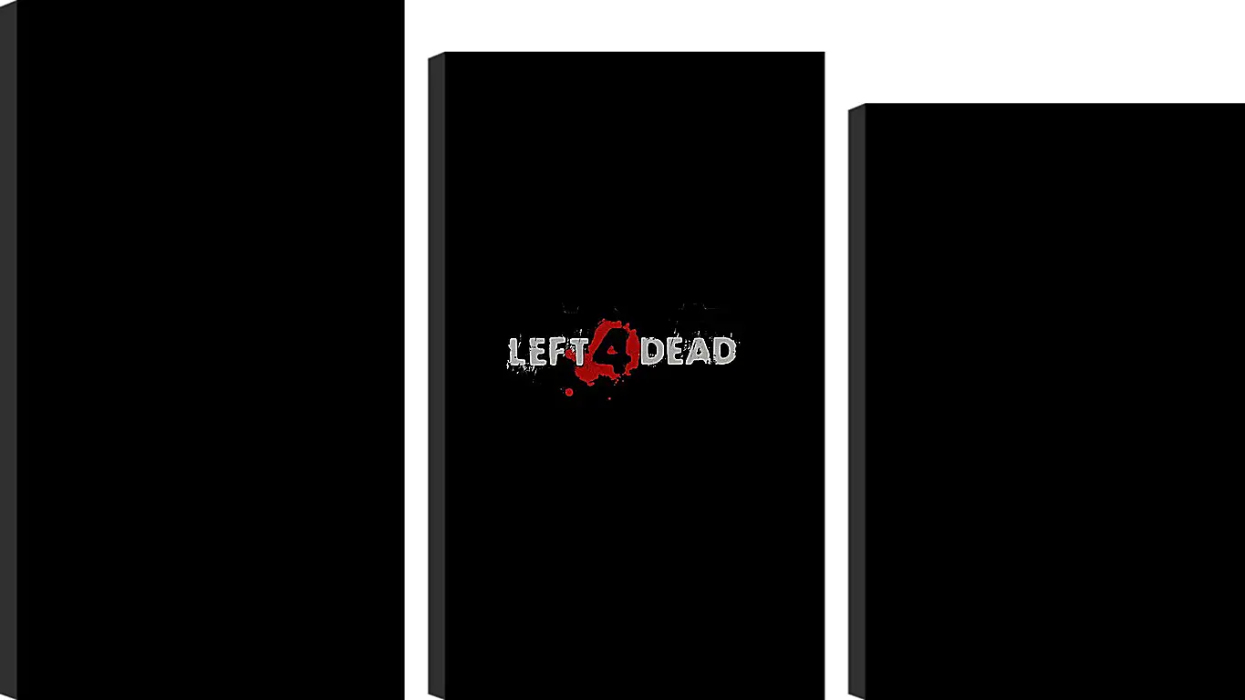 Модульная картина - left 4 dead, logo, game
