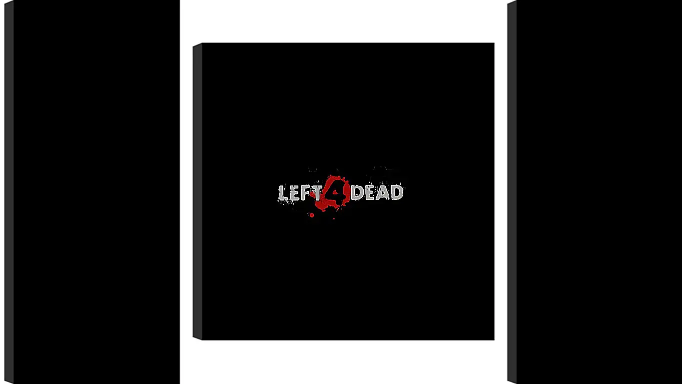 Модульная картина - left 4 dead, logo, game
