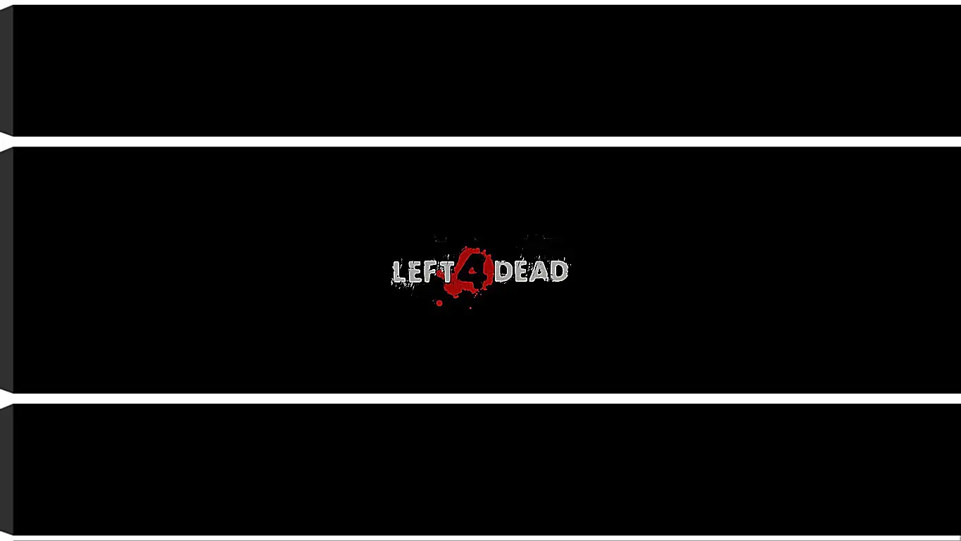 Модульная картина - left 4 dead, logo, game
