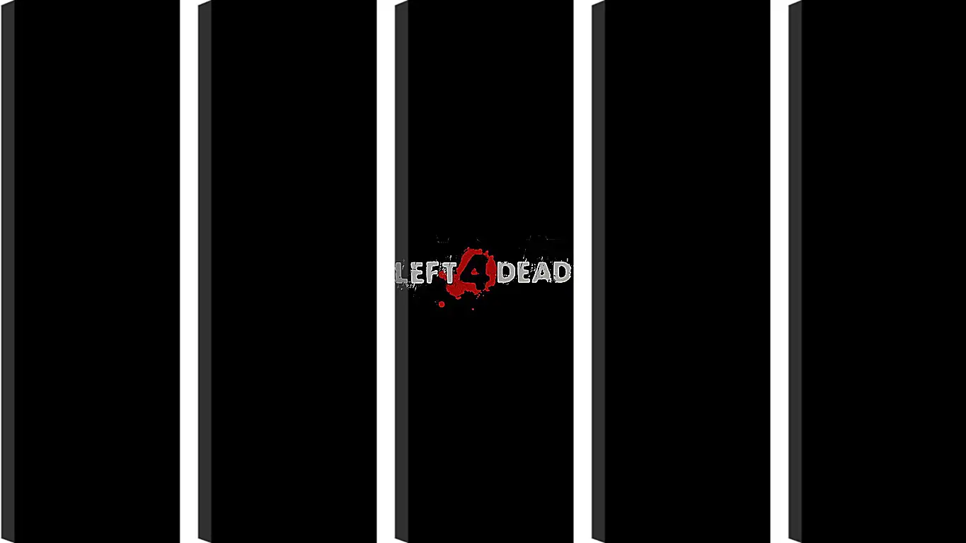 Модульная картина - left 4 dead, logo, game
