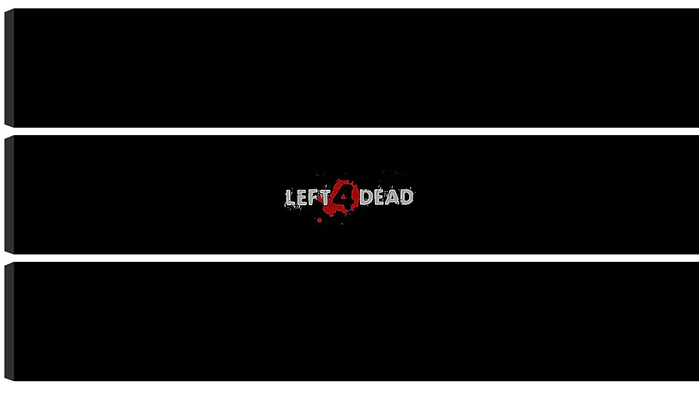 Модульная картина - left 4 dead, logo, game
