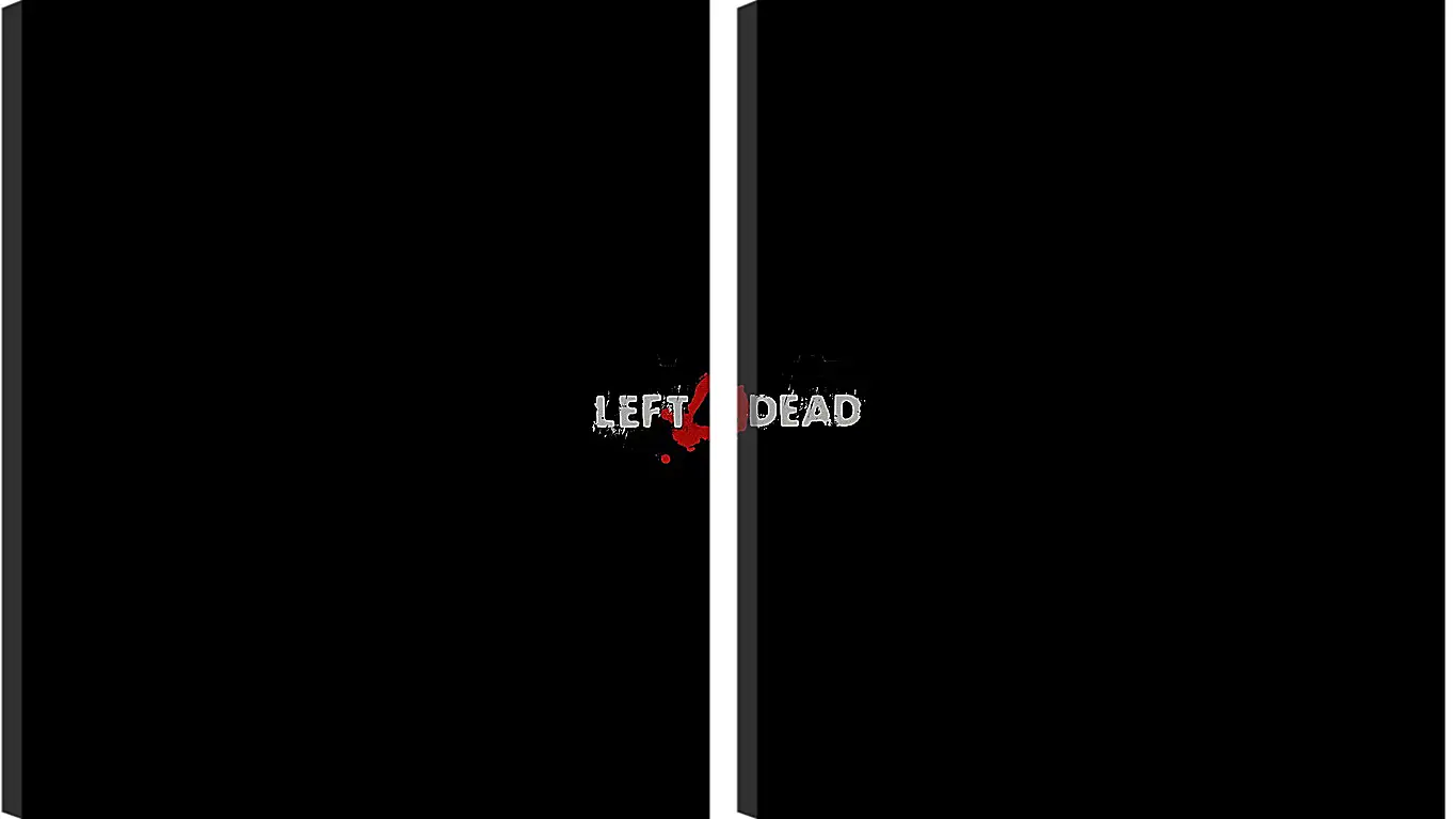 Модульная картина - left 4 dead, logo, game
