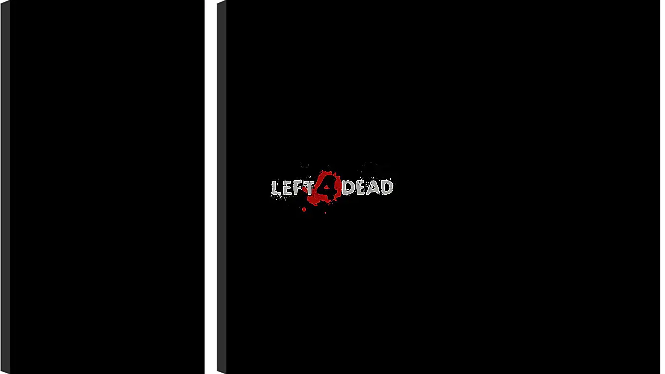 Модульная картина - left 4 dead, logo, game
