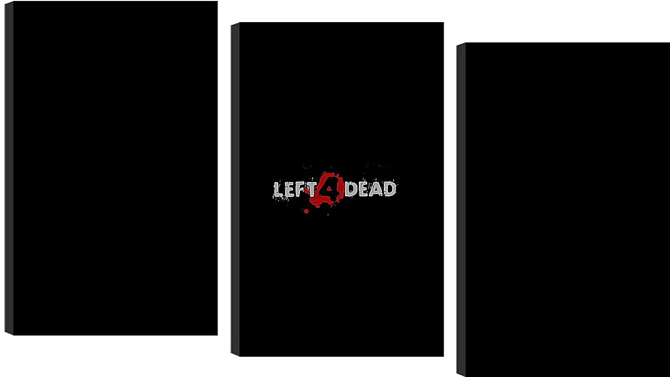 Модульная картина - left 4 dead, logo, game
