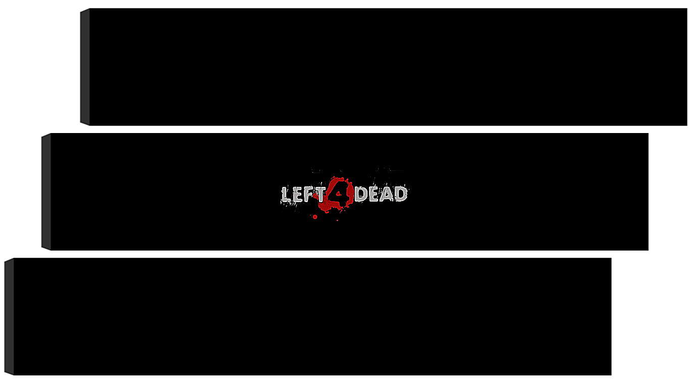 Модульная картина - left 4 dead, logo, game
