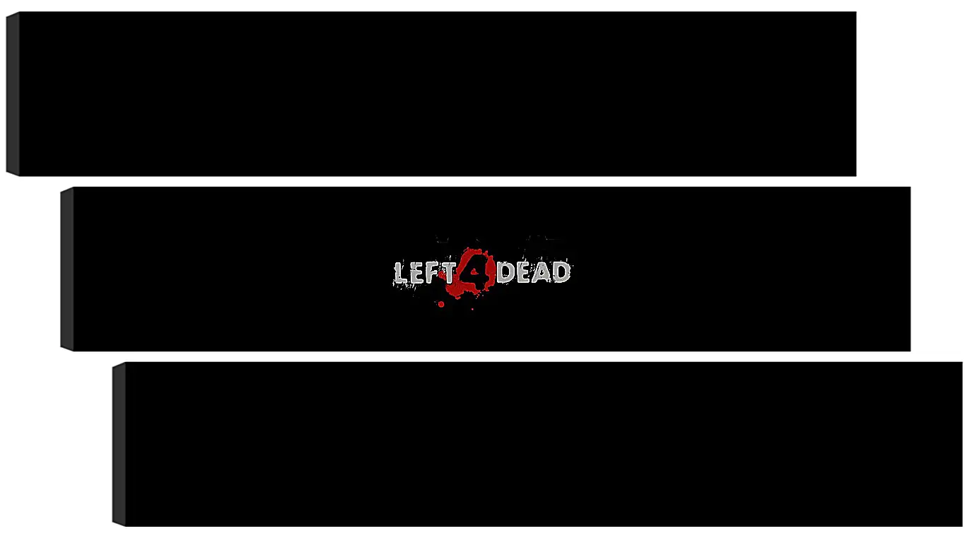 Модульная картина - left 4 dead, logo, game
