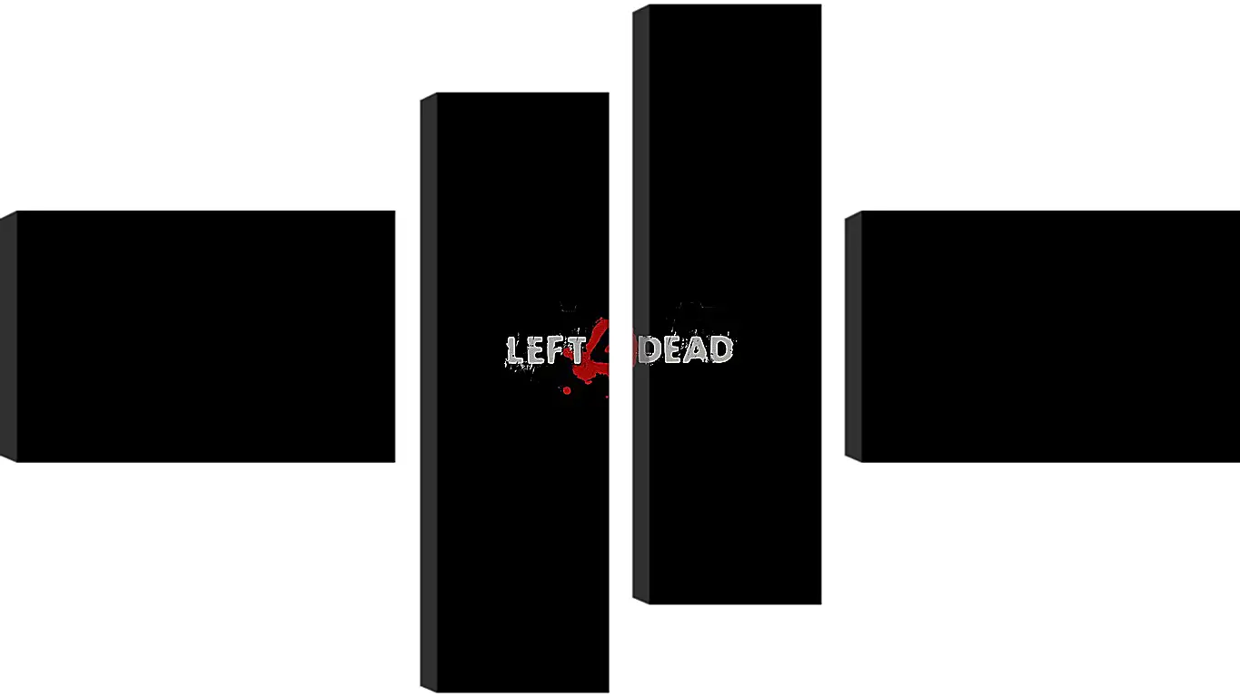 Модульная картина - left 4 dead, logo, game
