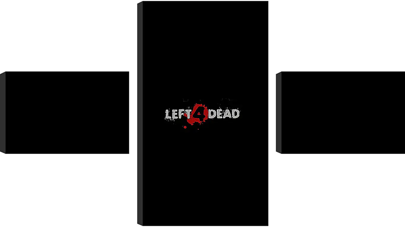 Модульная картина - left 4 dead, logo, game
