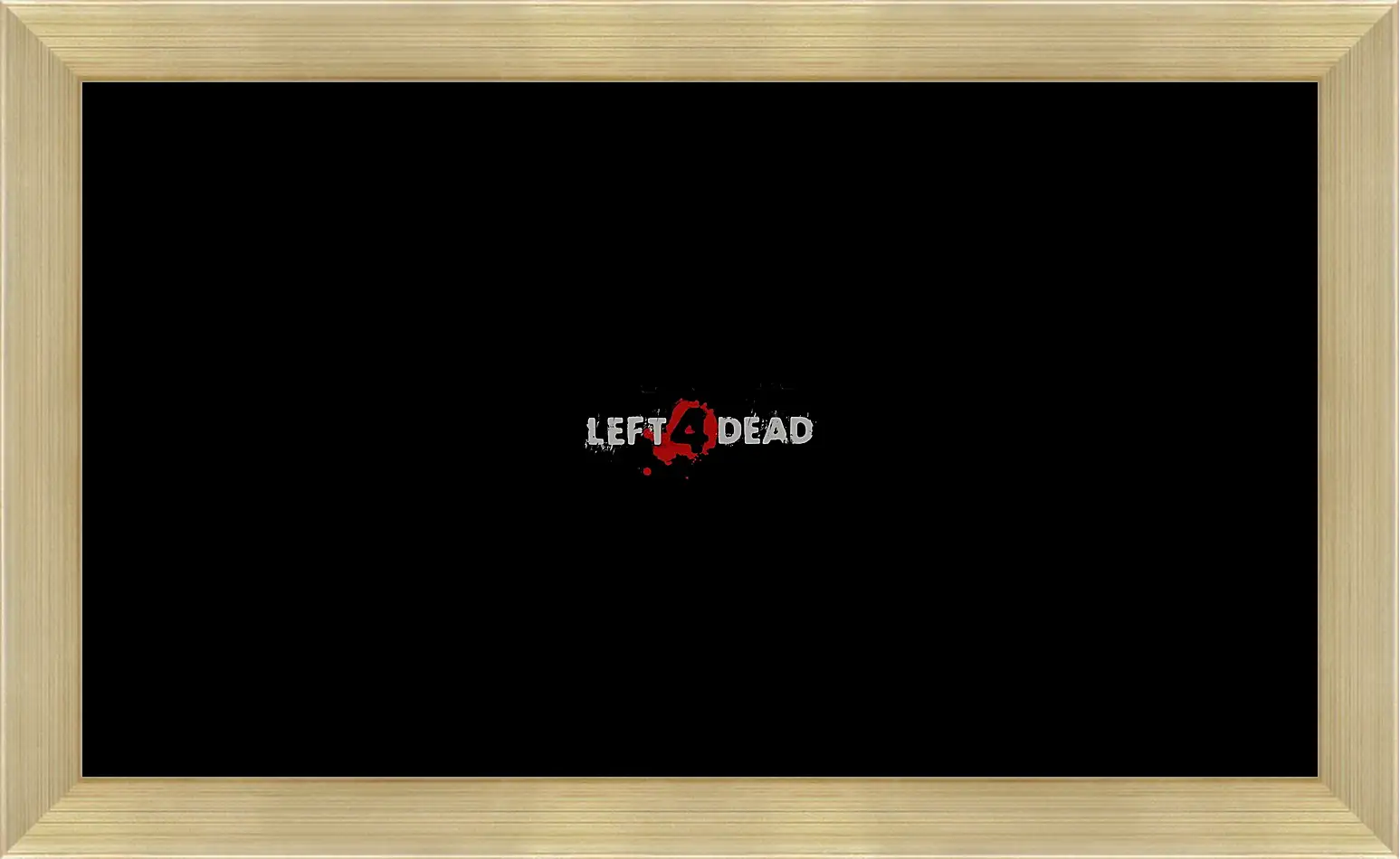 Картина в раме - left 4 dead, logo, game
