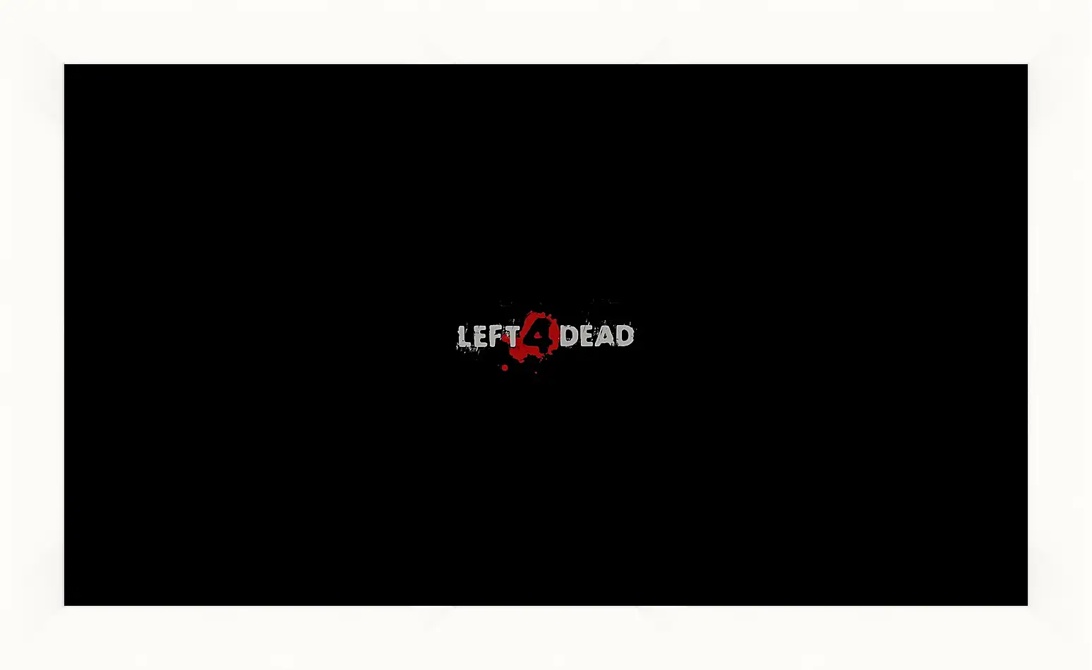 Картина в раме - left 4 dead, logo, game
