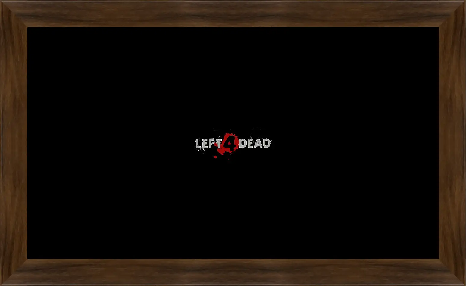 Картина в раме - left 4 dead, logo, game
