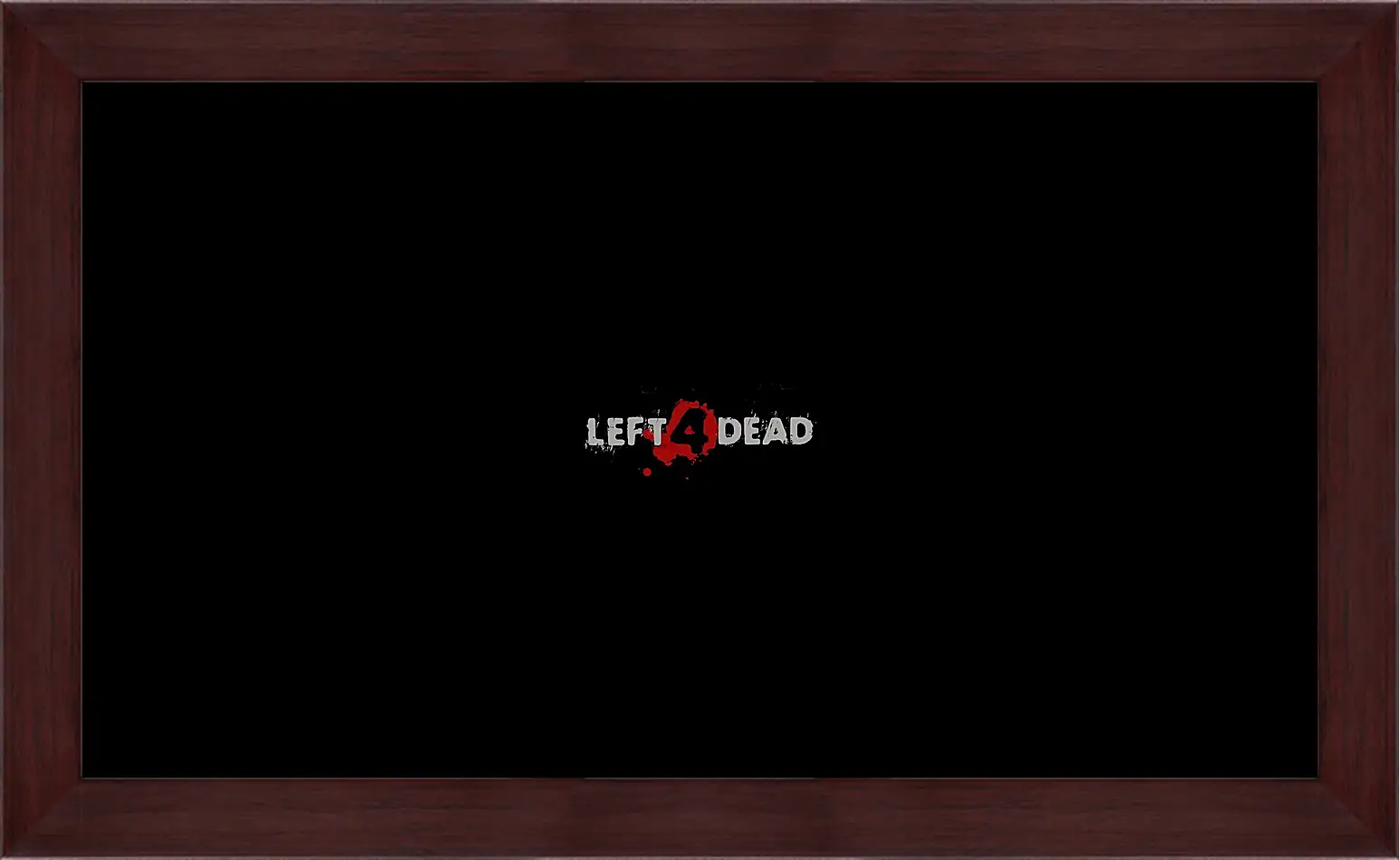 Картина в раме - left 4 dead, logo, game
