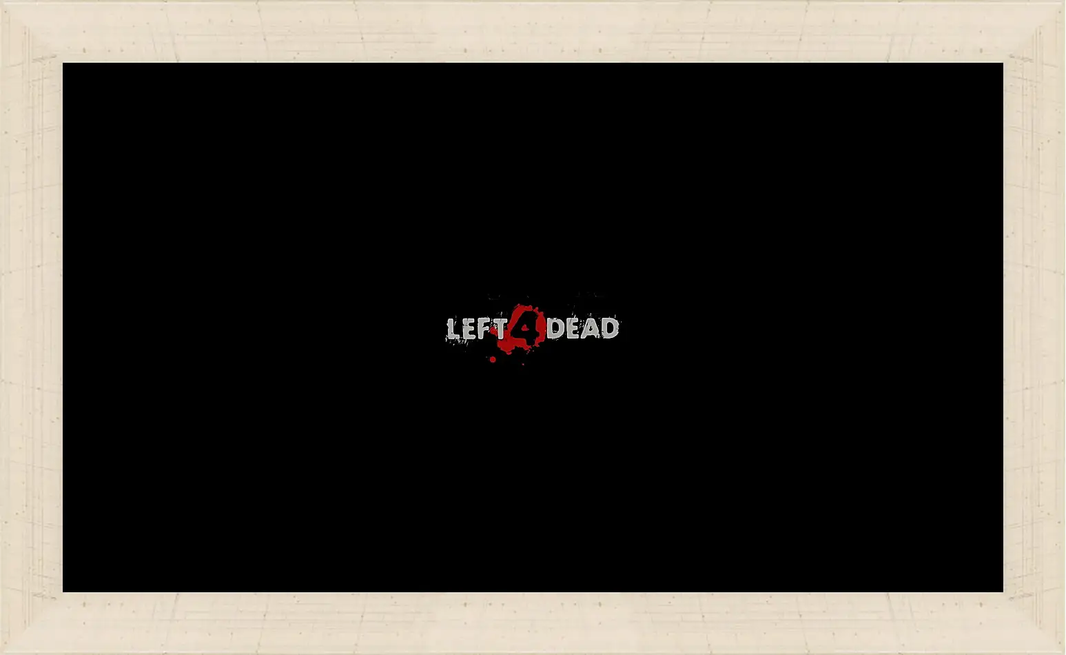 Картина в раме - left 4 dead, logo, game
