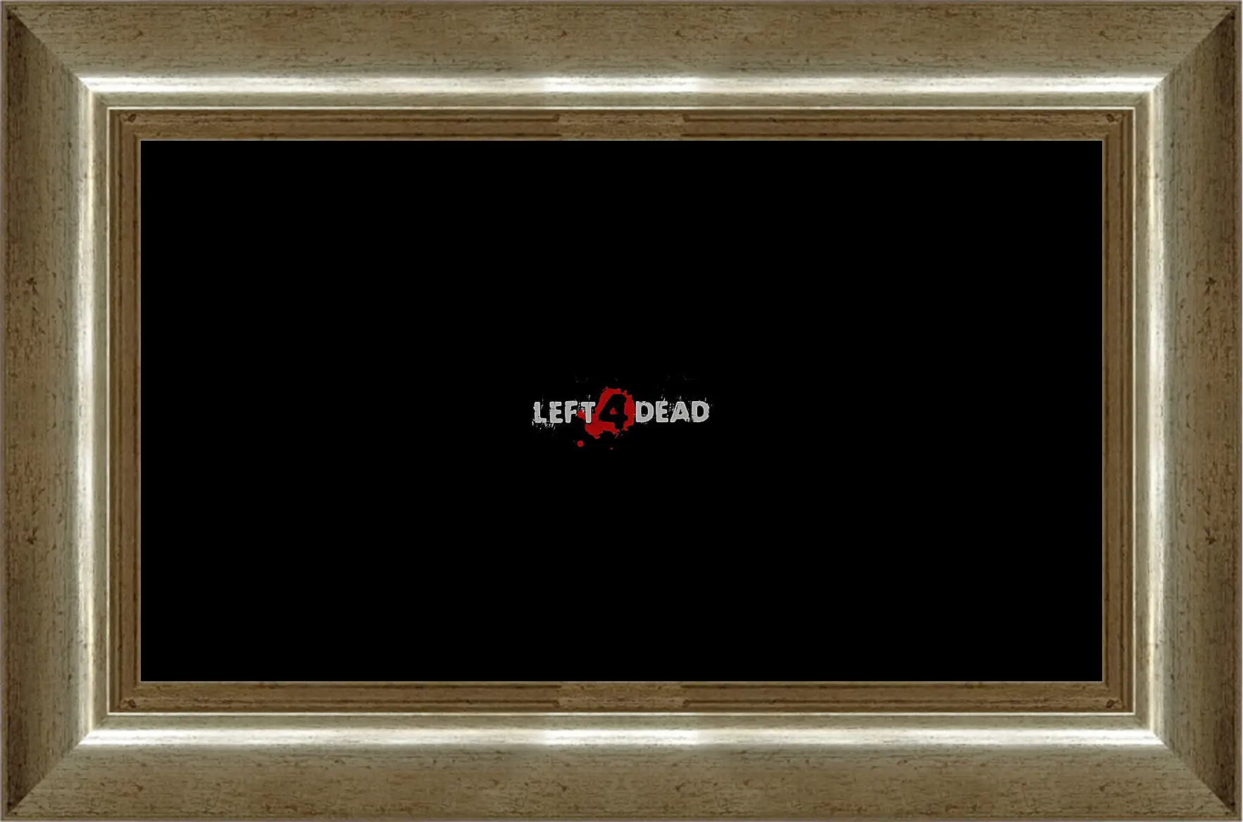 Картина в раме - left 4 dead, logo, game
