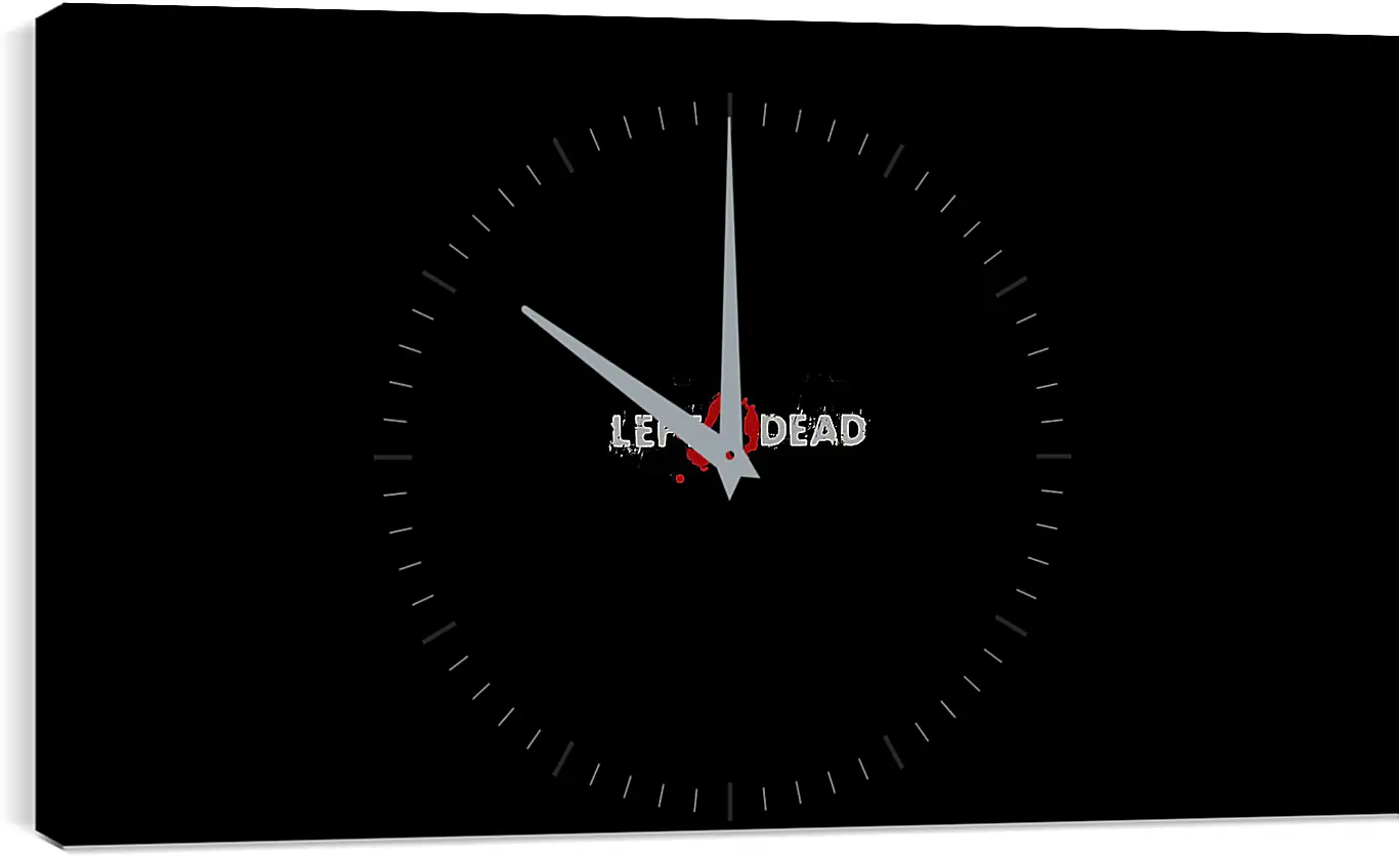 Часы картина - left 4 dead, logo, game
