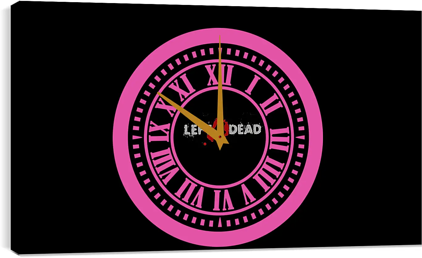Часы картина - left 4 dead, logo, game
