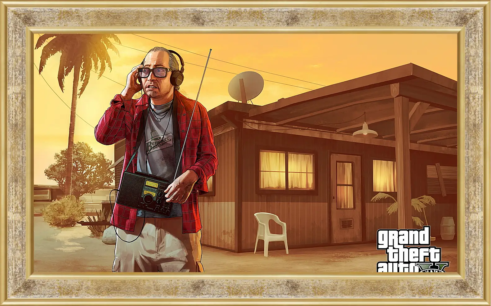 Картина в раме - ron jakowski, grand theft auto v, gta
