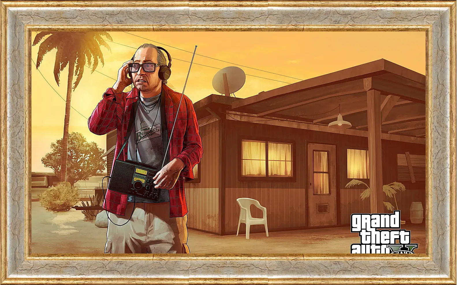 Картина в раме - ron jakowski, grand theft auto v, gta
