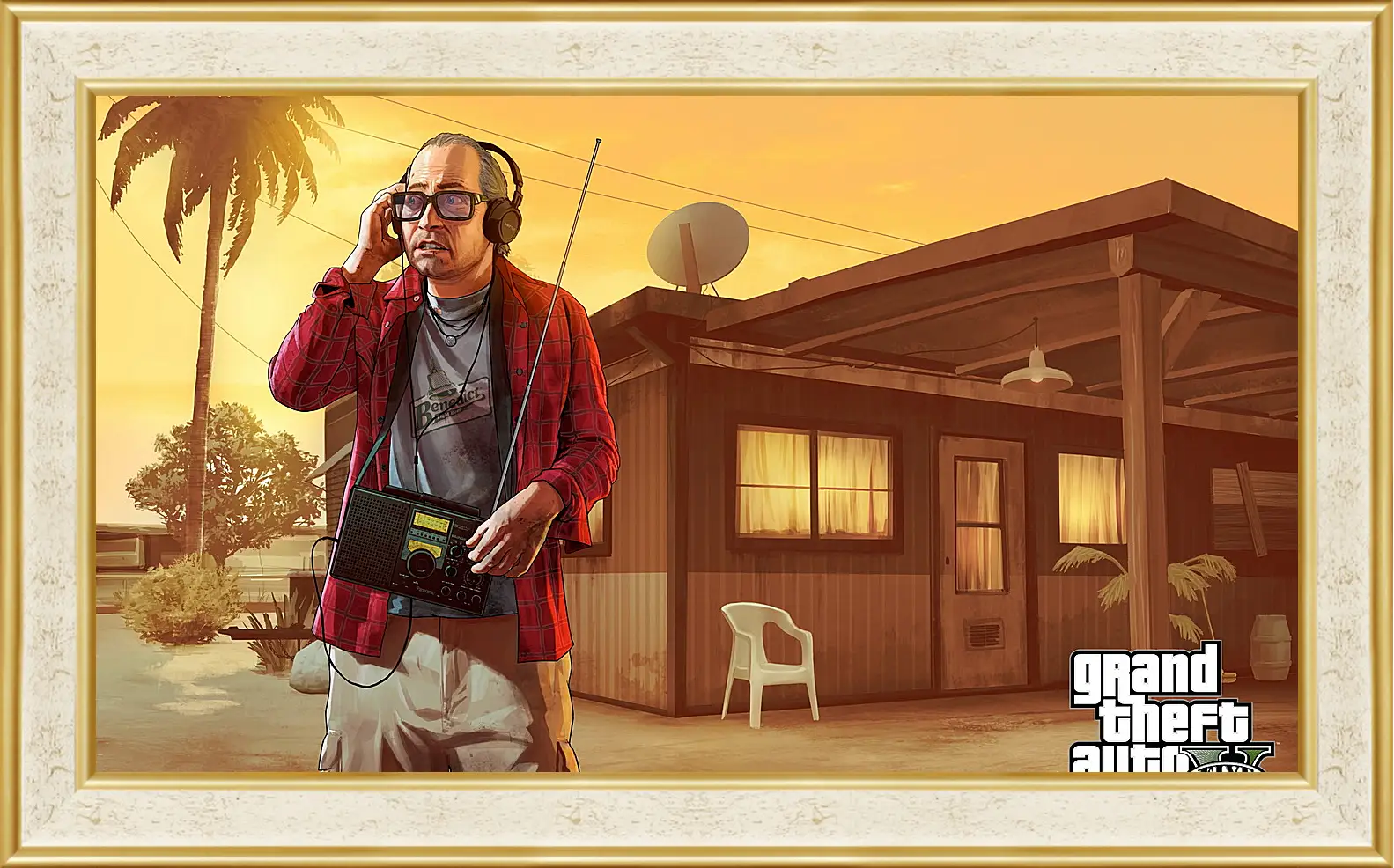 Картина в раме - ron jakowski, grand theft auto v, gta
