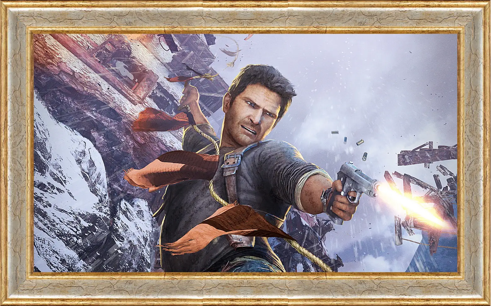 Картина в раме - uncharted 2, among thieves, nathan drake