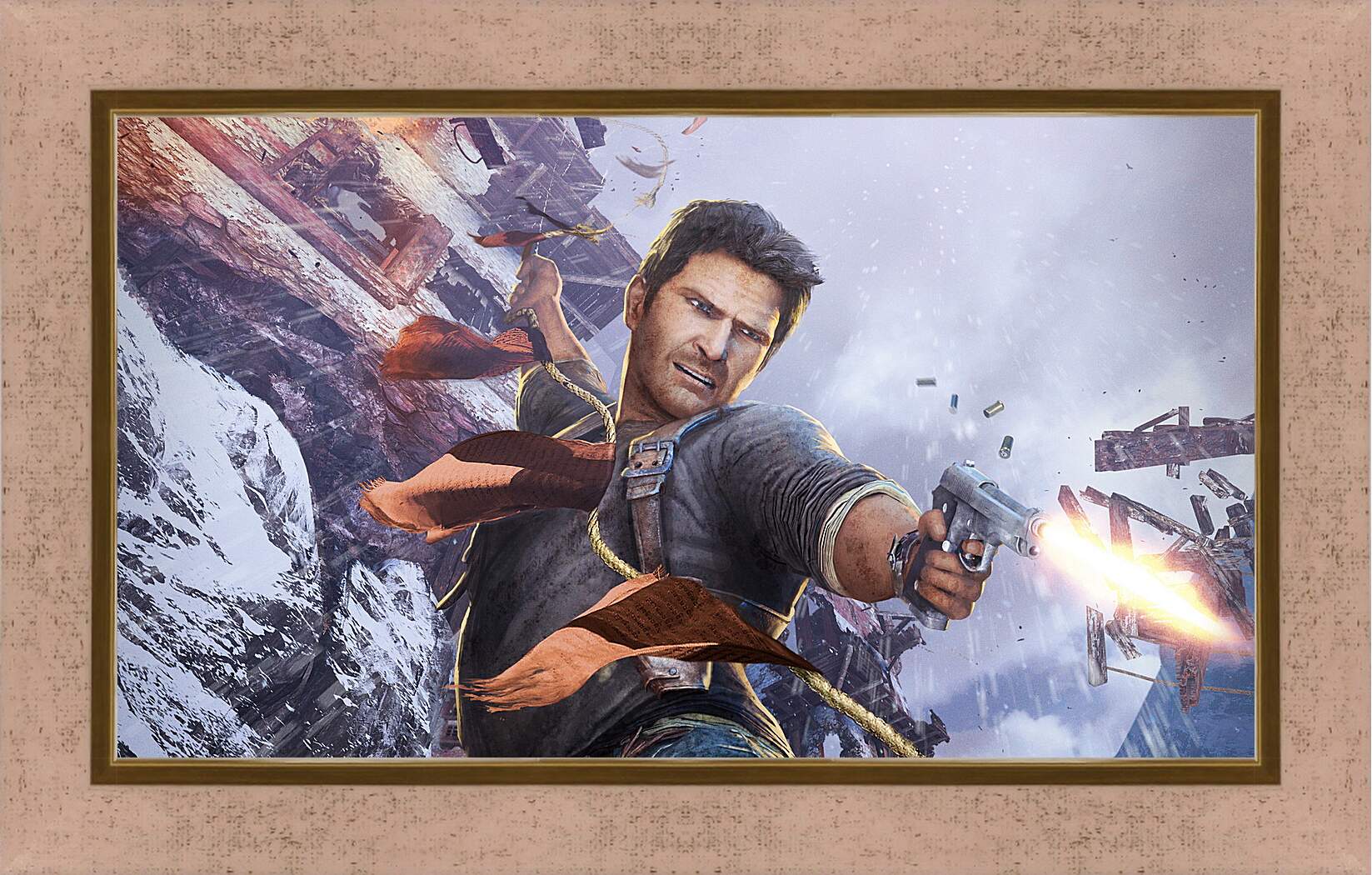 Картина в раме - uncharted 2, among thieves, nathan drake