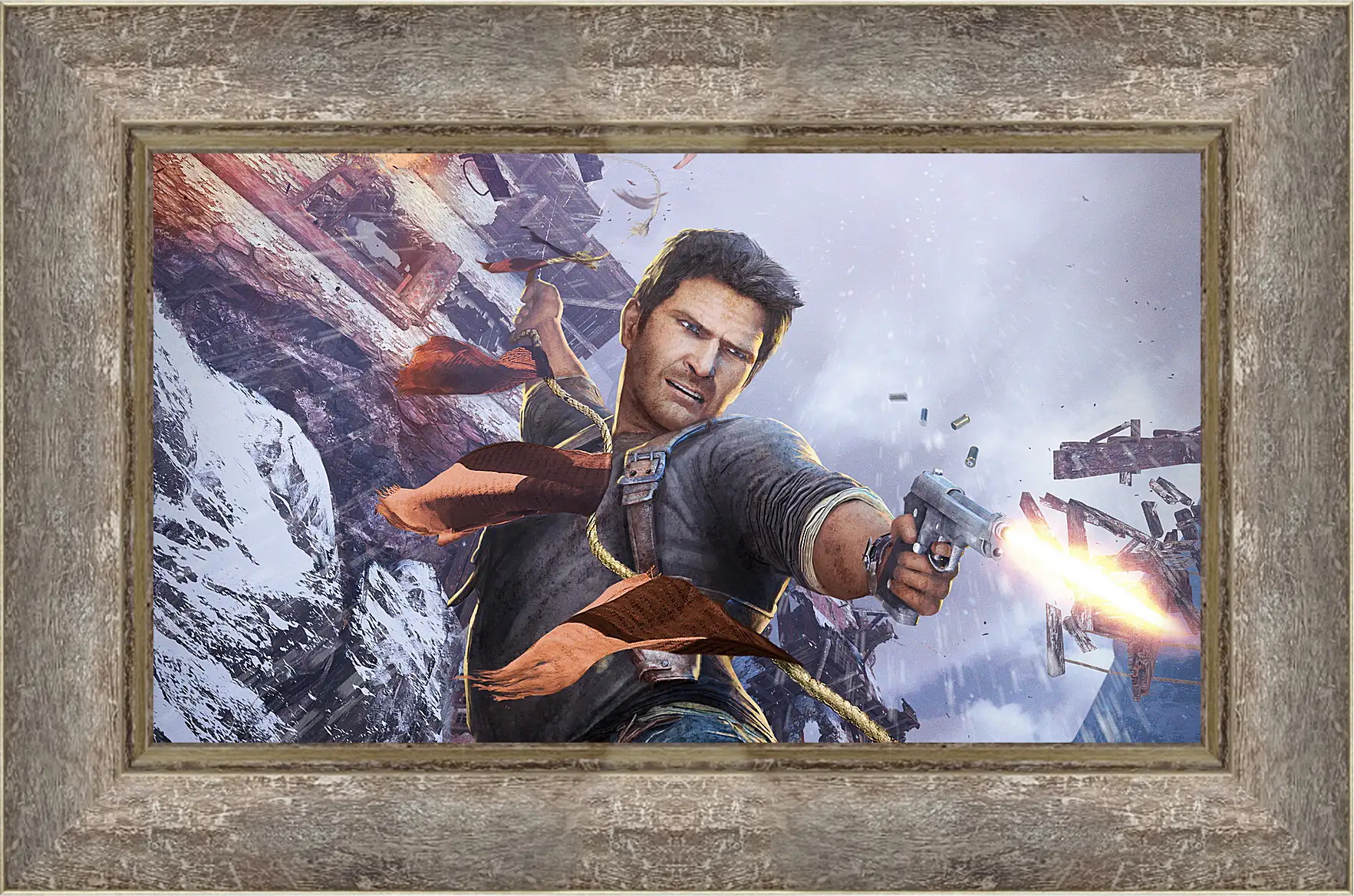 Картина в раме - uncharted 2, among thieves, nathan drake