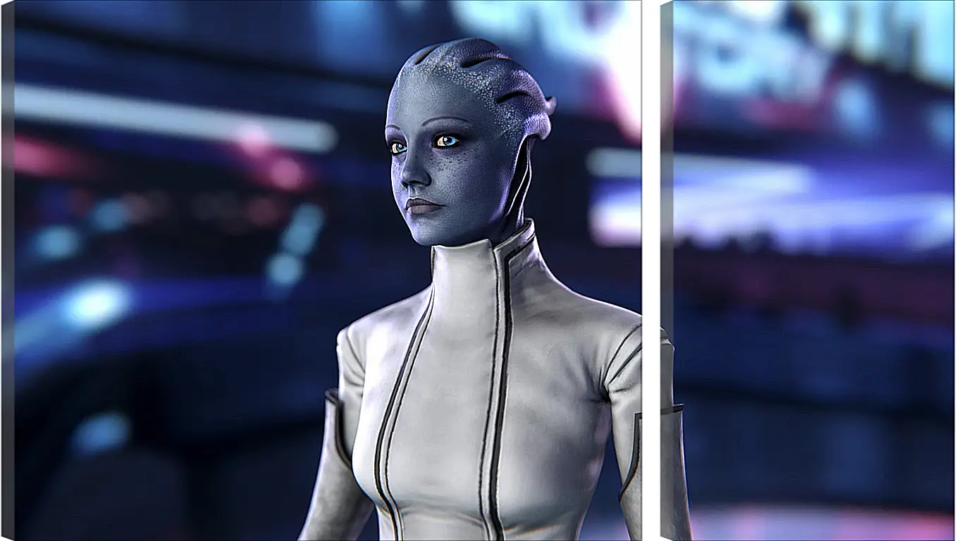 Модульная картина - mass effect, girl, art
