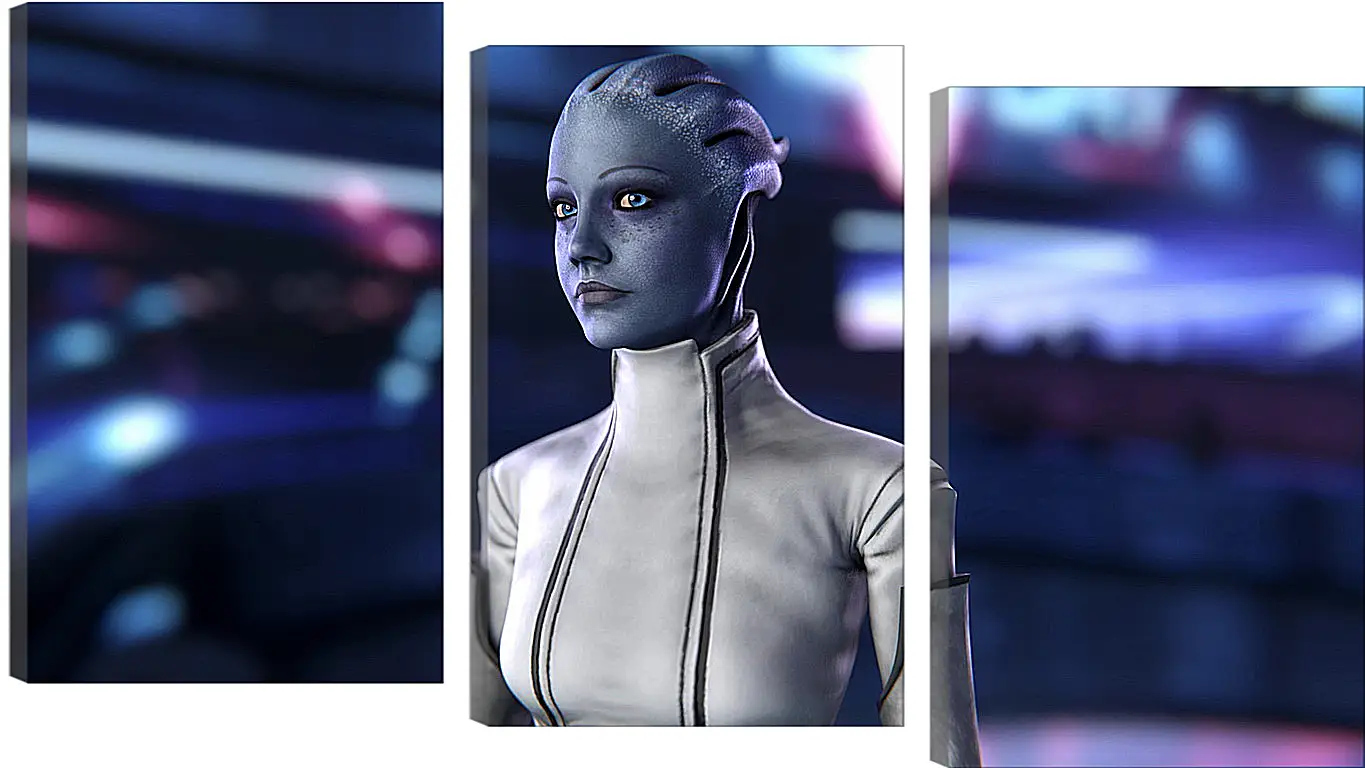 Модульная картина - mass effect, girl, art
