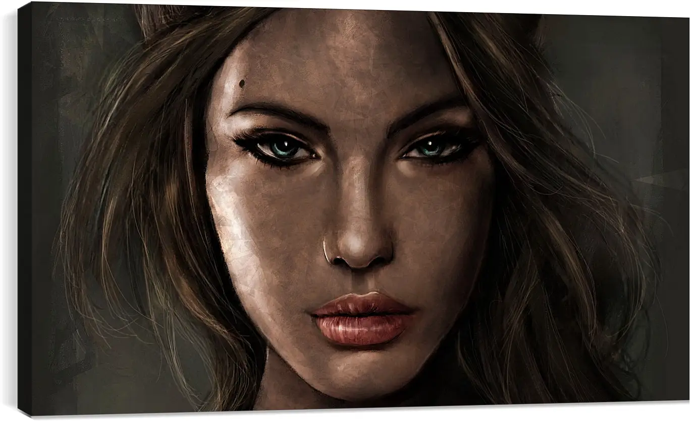 Постер и плакат - lara croft, tomb raider, face