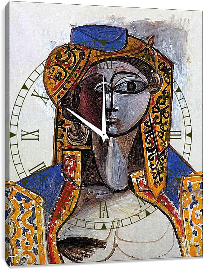 Часы картина - Неизвестно. Пабло Пикассо