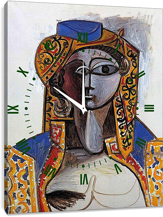 Часы картина - Неизвестно. Пабло Пикассо