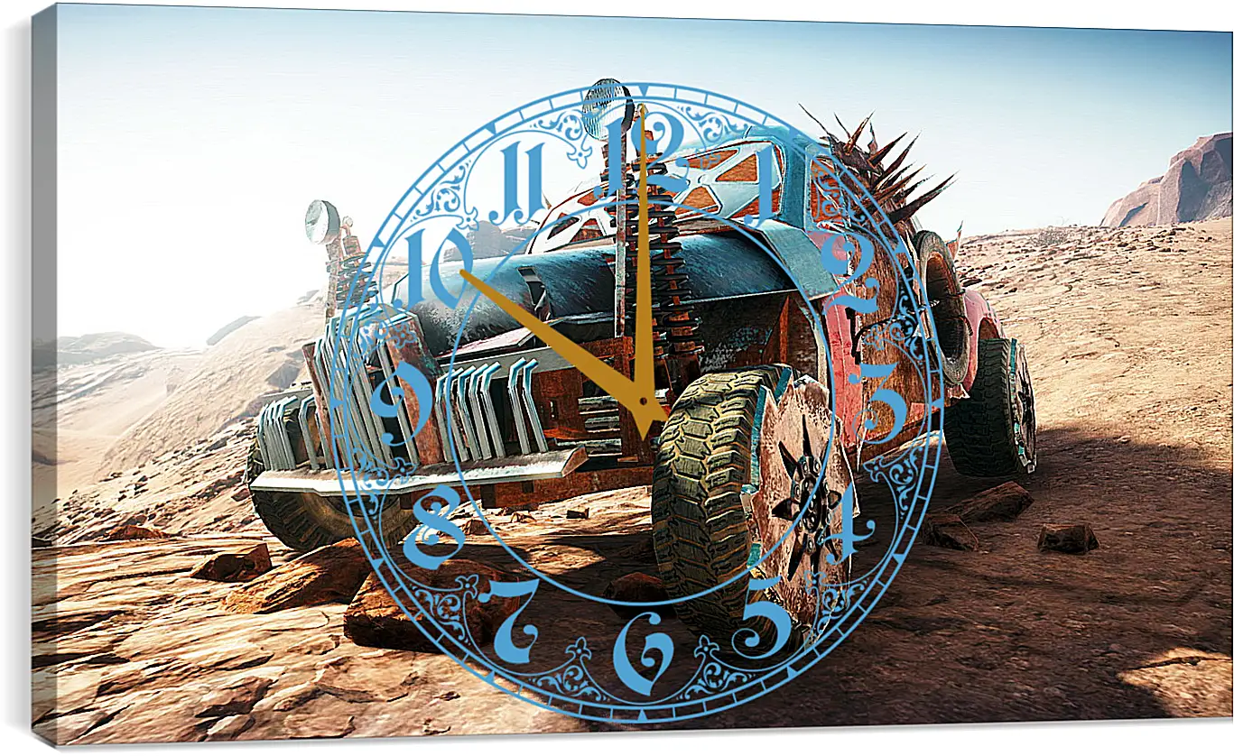 Часы картина - mad max, fury road, game
