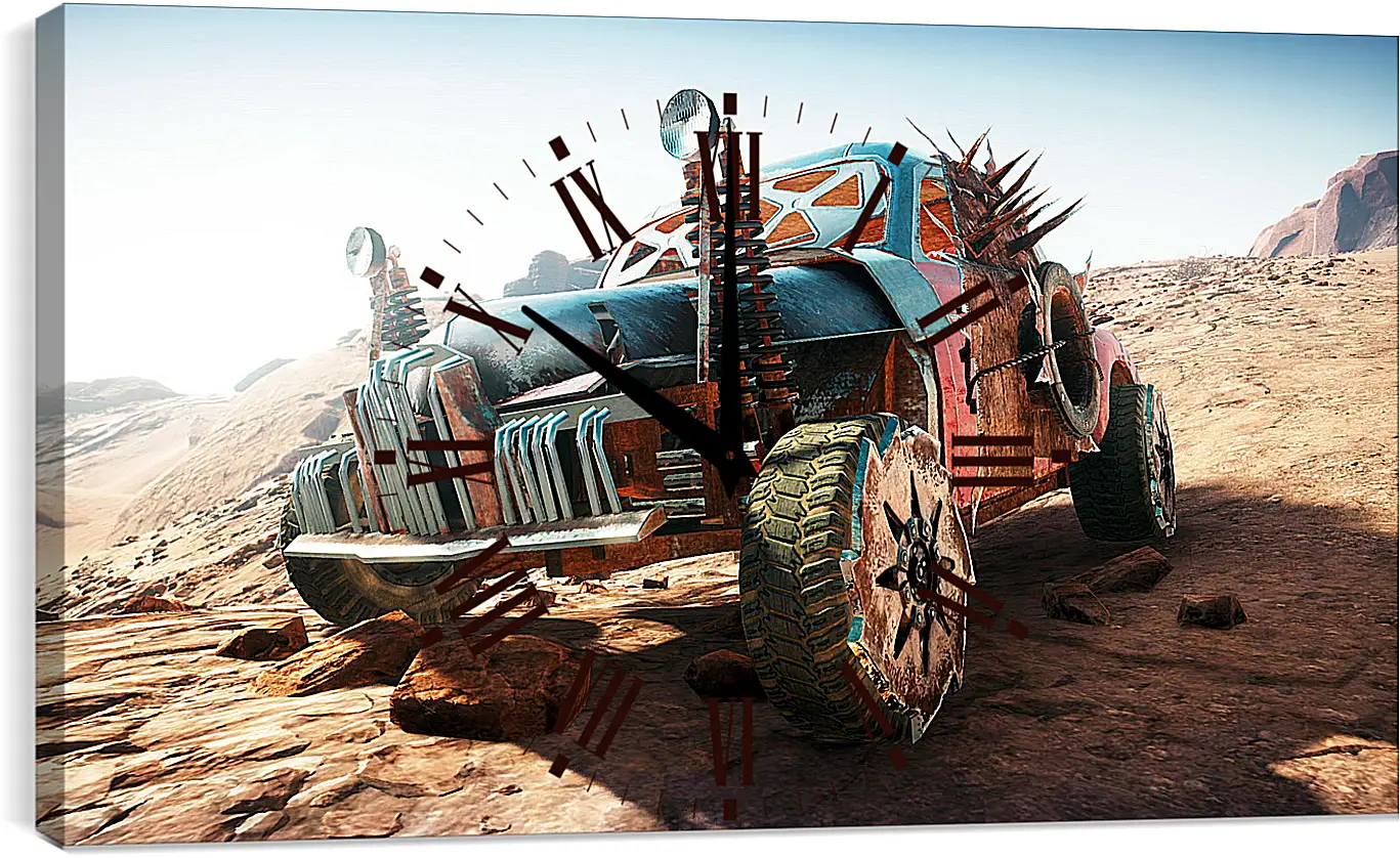 Часы картина - mad max, fury road, game
