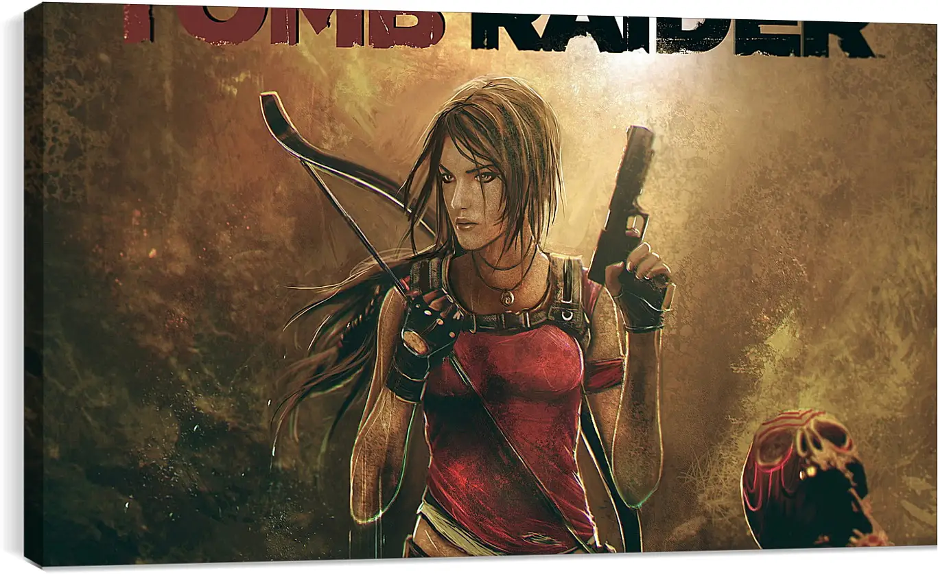 Постер и плакат - tomb raider, lara croft, weapons