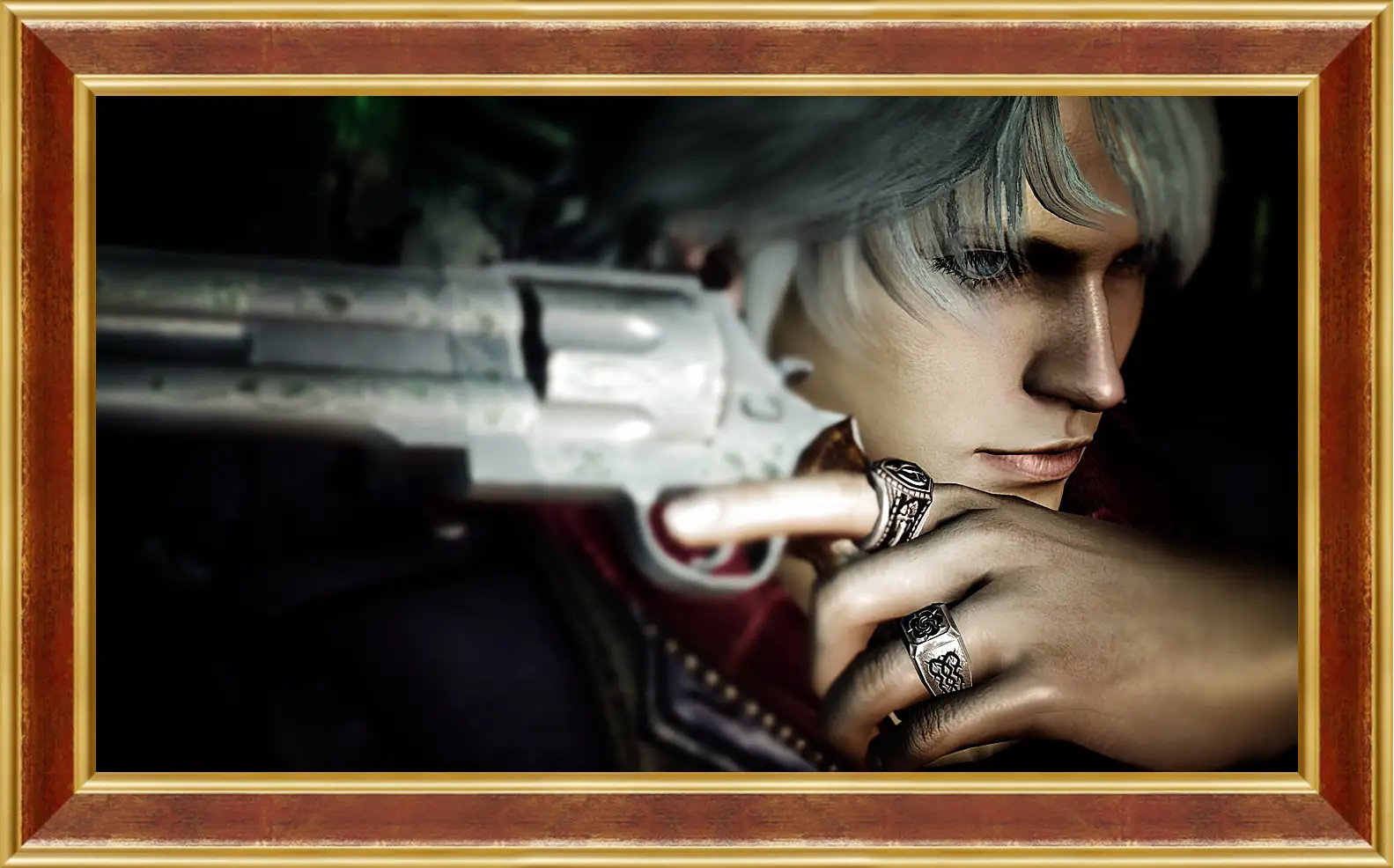 Картина в раме - devil may cry 4, nero, art
