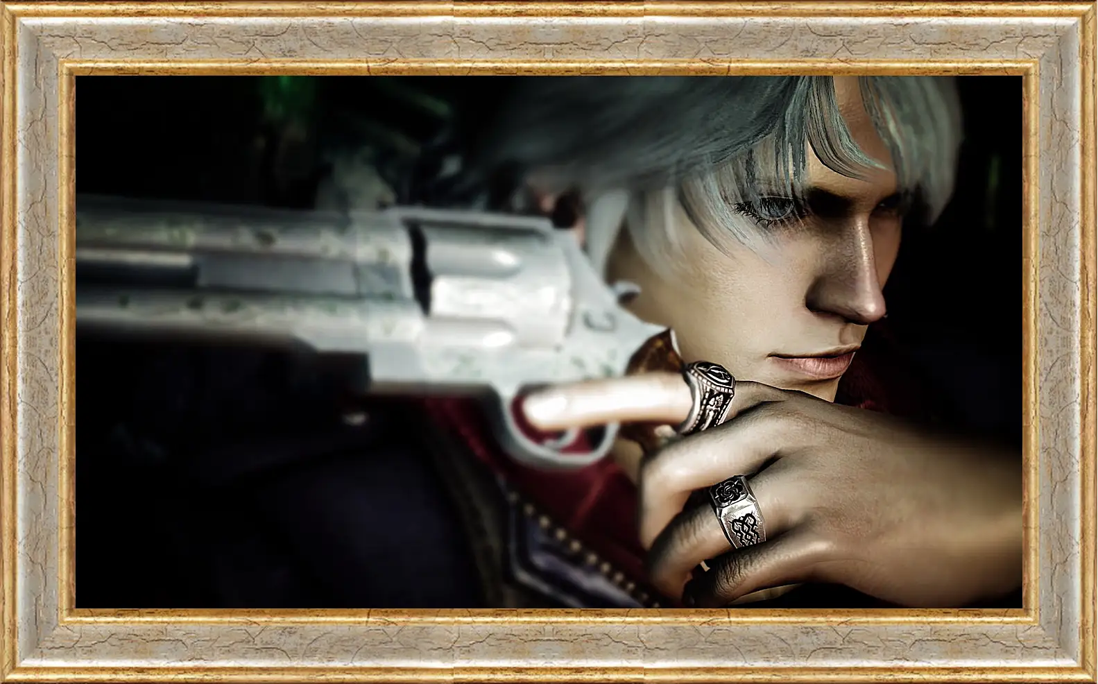 Картина в раме - devil may cry 4, nero, art
